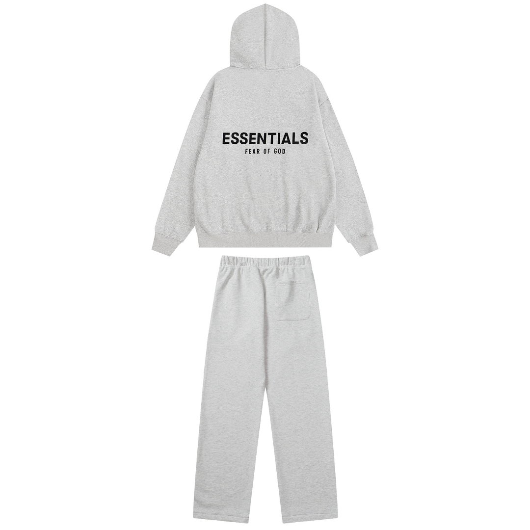 Essentials Relaxed Light Grey Tracksuit