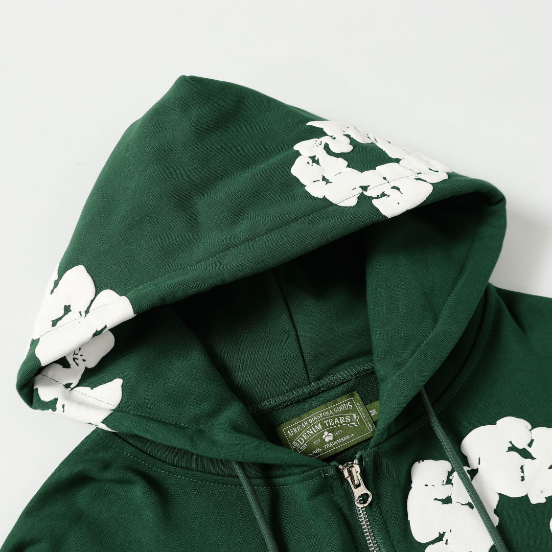 Denim Trs Zip Hoodie