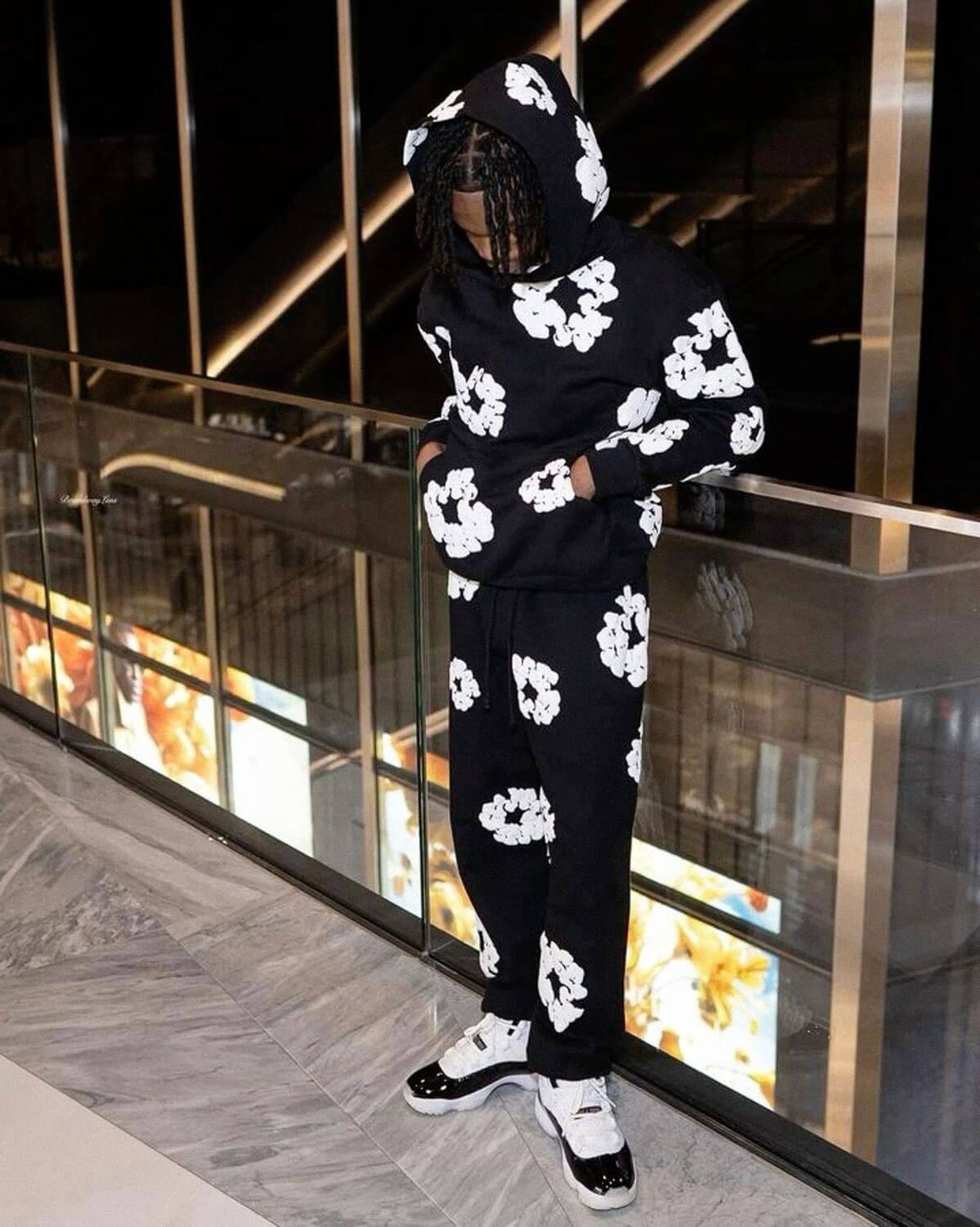 Denim Trs Black Tracksuit