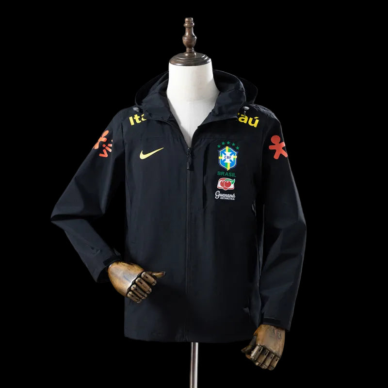 Veste coupe-vent réversible Brésil black