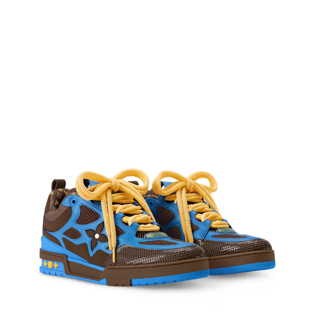 LV Skate Marron Et Bleu