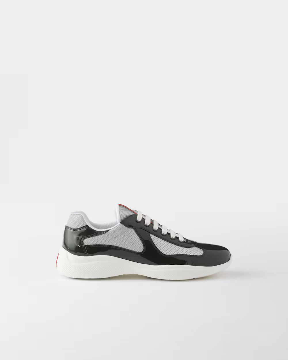 Sneakers Prada America’s Cup Noir Et Blanc